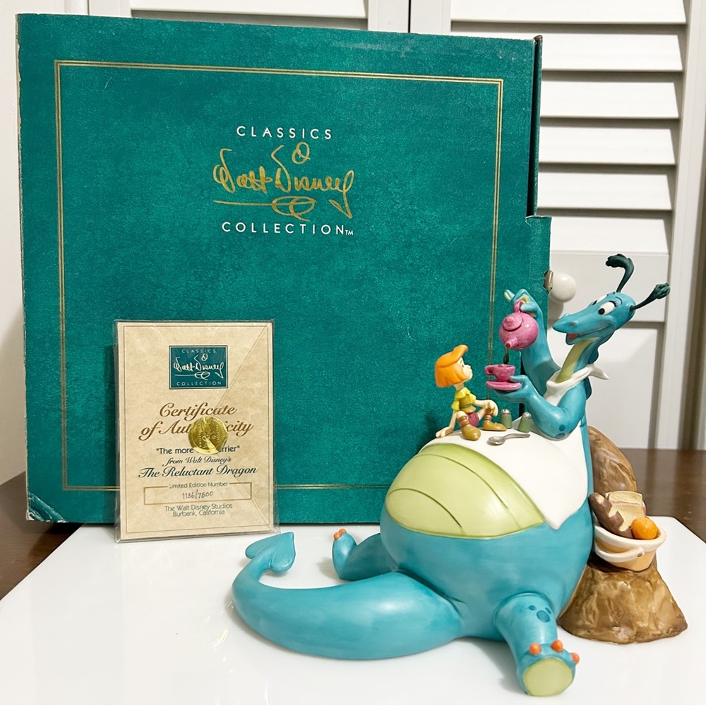 WDCC Reluctant Dragon The More The Merrier Figurine In Box & COA Disney Classics - Picture 1 of 7